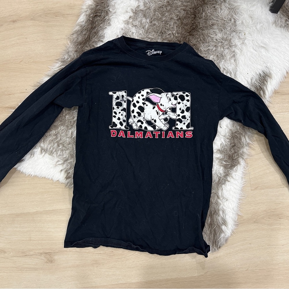 Disney Women’s 101 Dalmations Long Sleeve Pullover Size Small